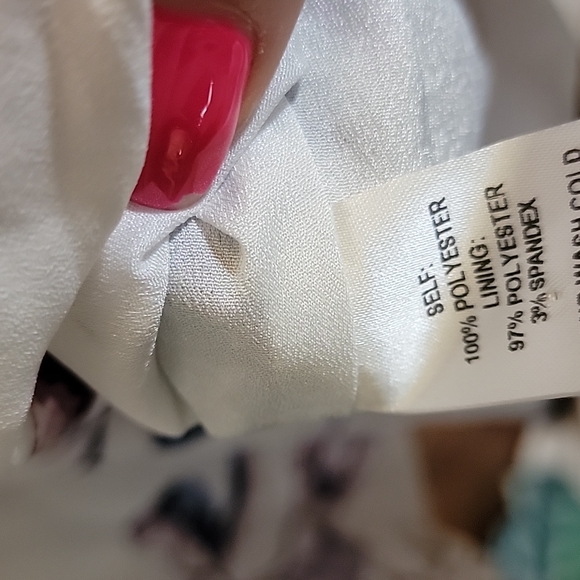 Lulu’s Madera White Floral Print Skater Dress L - Picture 8 of 8